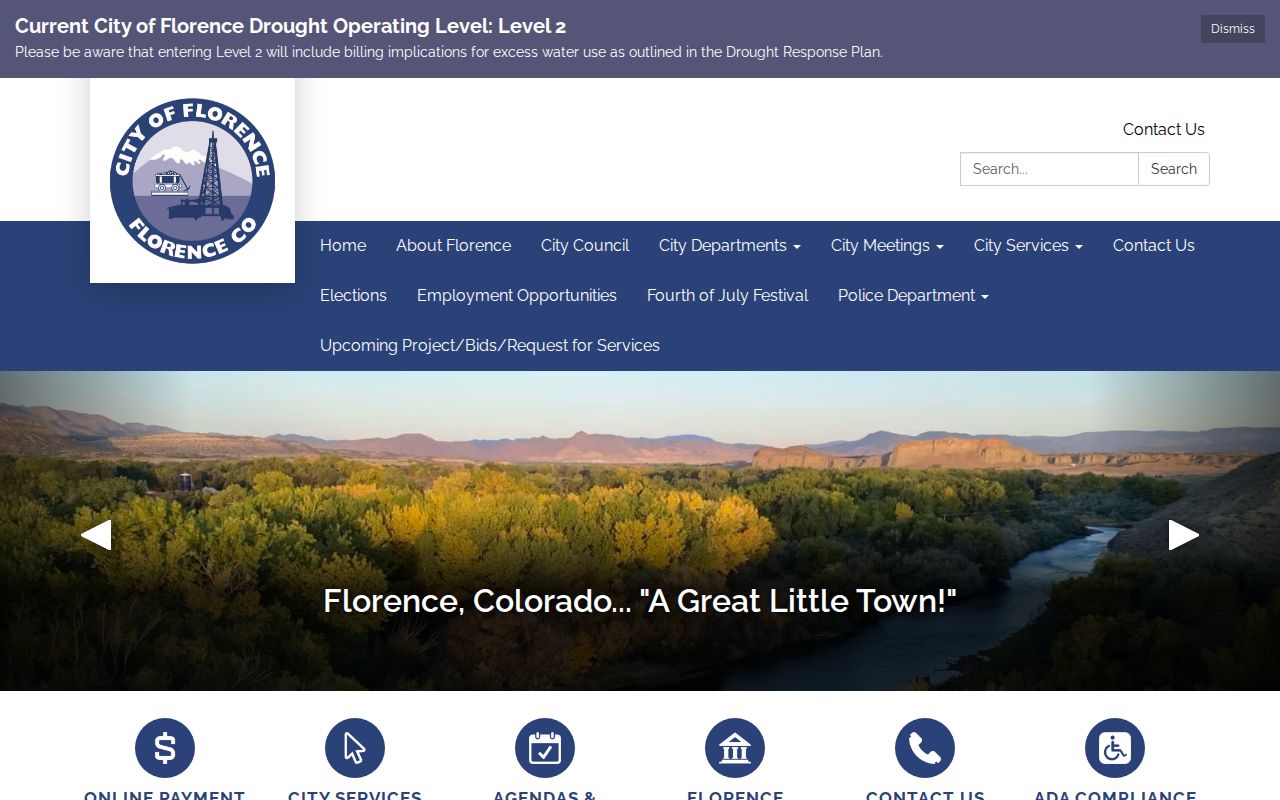 Florence official city source for court records